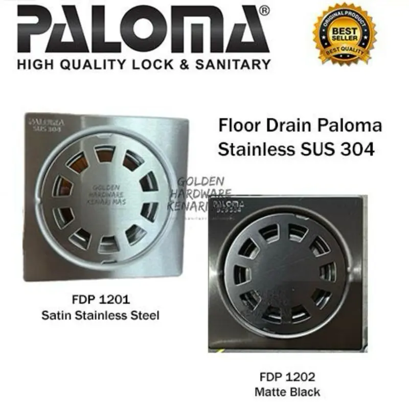 PALOMA FDP 1201 1202 FLOOR DRAINSARINGAN AIRKAMAR MANDI ANTI BAUKECOA