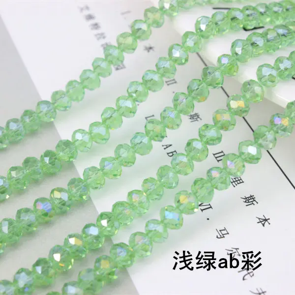 Hạt pha lê, hạt thủy tinh màu AB, kích thước 2mm, 4mm, 6mm, 8mm, 10mm, đồ trang trí váy tự làm