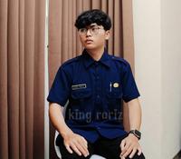 Gambar KEMEJA SERAGAM DINAS PRIA KEMEJA PDH LENGAN PANJANG/PENDEK - HITAM PENDEK, S dari King rariz Kab. Bandung 2 Tokopedia