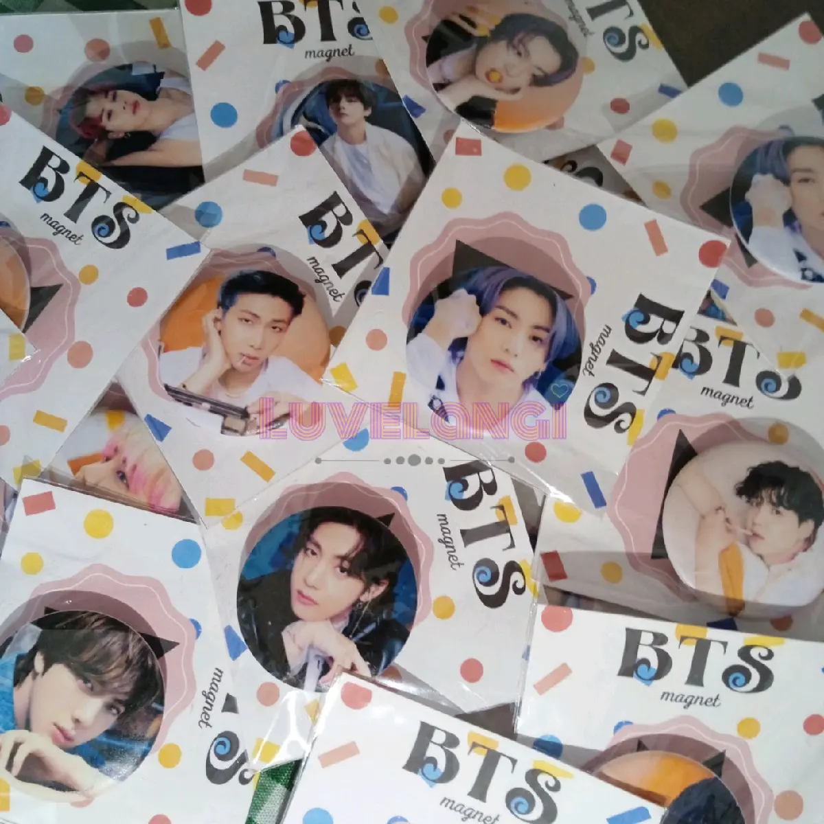 Magnet BTS Butter / Pin BTS Butter / Magnet kulkas KPop magnet pin BTS Kulkas Bulat