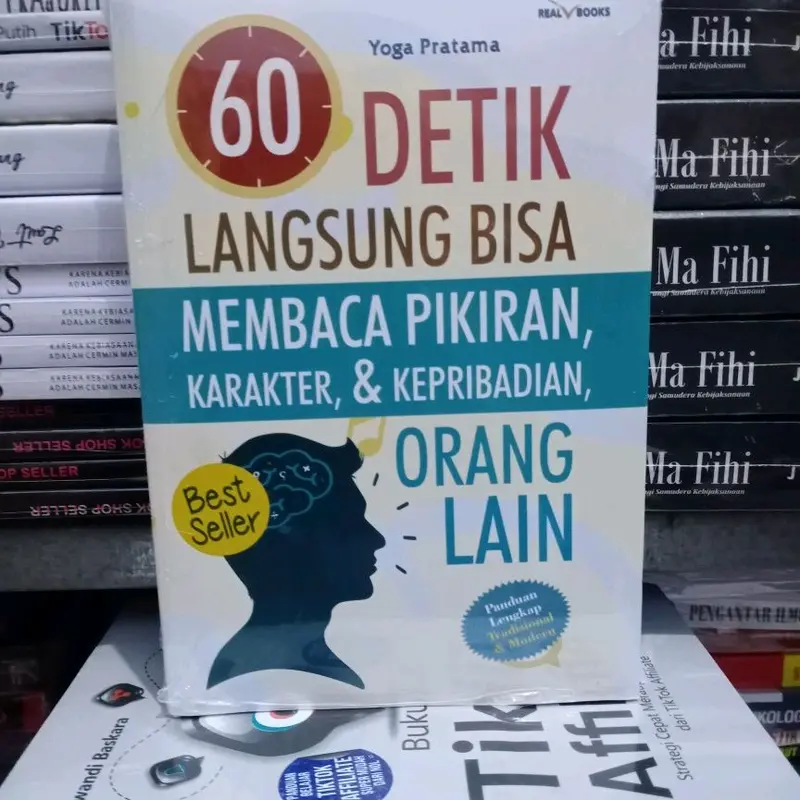 1 paket 2 buku kitab firasat dan 60 detik bisa baca pikiran 2