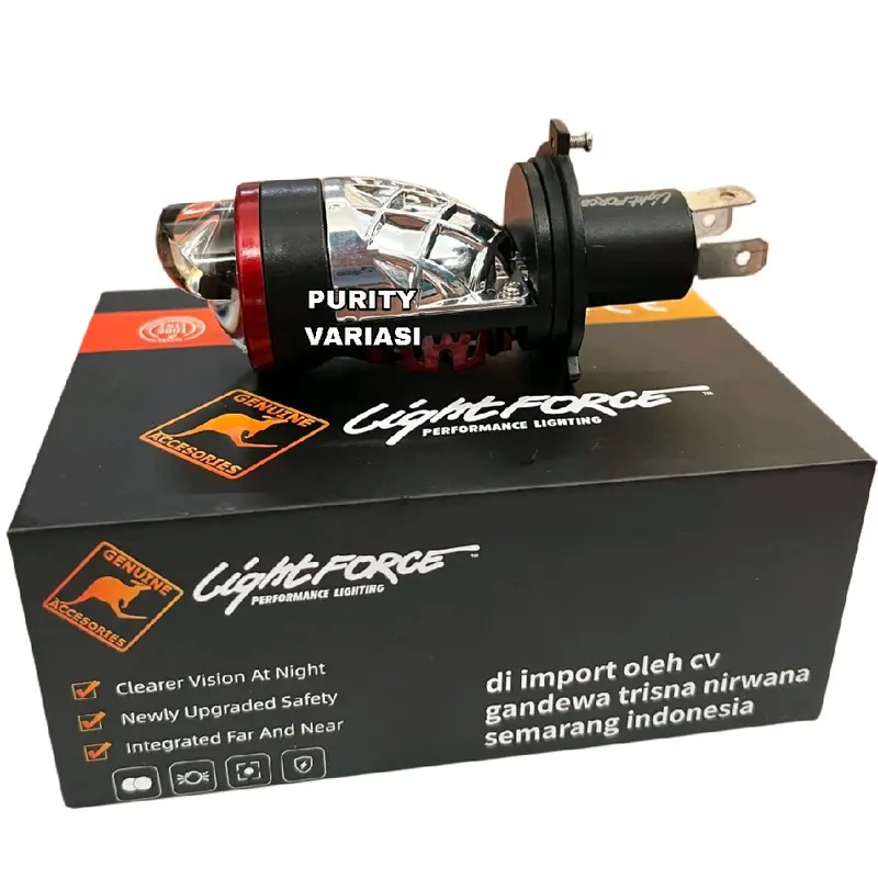 Lampu Utama H4 Cahaya Biled Super Terang Devil Plus Kipas Pendingin Lampu Sorot H4 Premium High Low Arus AC DC 3