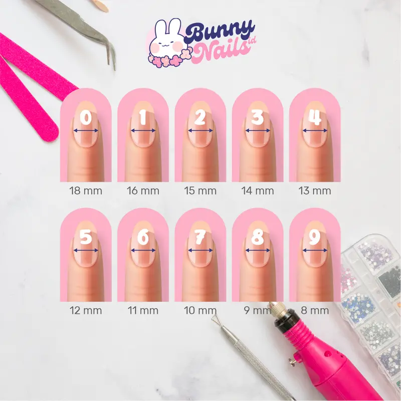 AM25 WEDDING PRESS ON NAILS | BUNNYNAILSID | KUPAL KUKU PALSU Art Nail Art Wedding Wisuda 7