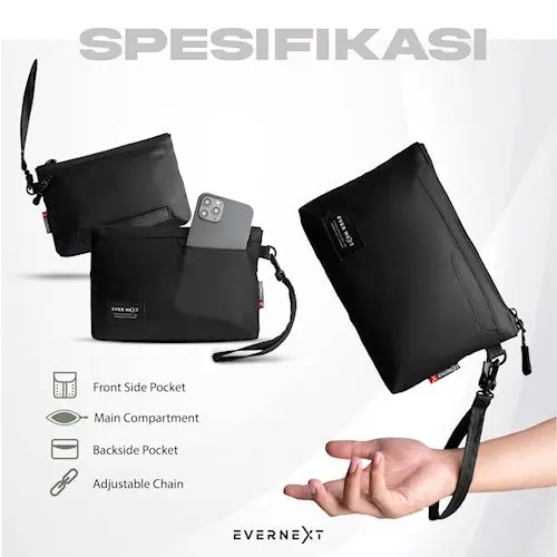 CLUTCH RIVER POUCH BAG WATERPROOF TAS TANGAN PRIA WANITA BERKUALITAS ANTI AIR