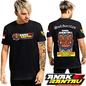 Kaos ANAK RANTAU,T-shirt bahan cotton combet,pakaian harian viral kekinian