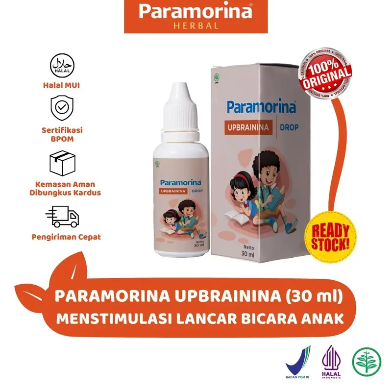 1 DROP/TETES Paramorina Terlambat Bicara Jalan dan Lahap Makan | Bebas Pilih Varian | 6 bulan ke atas 3