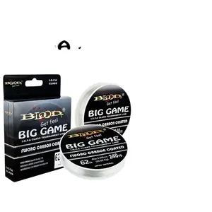 SENAR PANCING FLUOROCARBON BLOOD BIG GAME FISHING LINE JAPAN 240 dan 330 Yard Warna Netral/bening