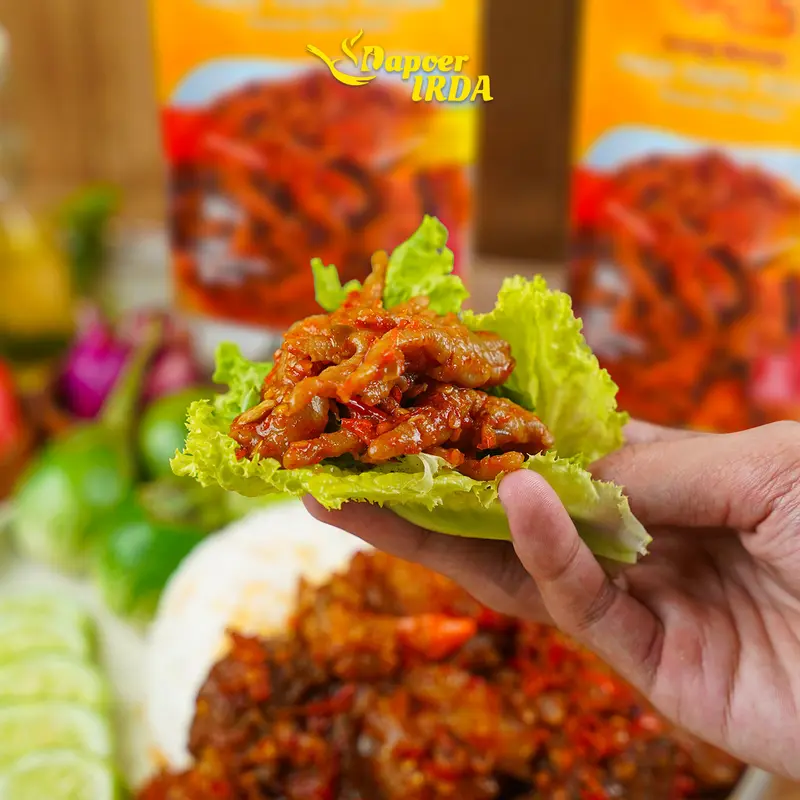 Dapoer Irda Paket Duo Oseng Mercon Ceker Tanpa Tulang Makanan Instan / Ready to eat 3