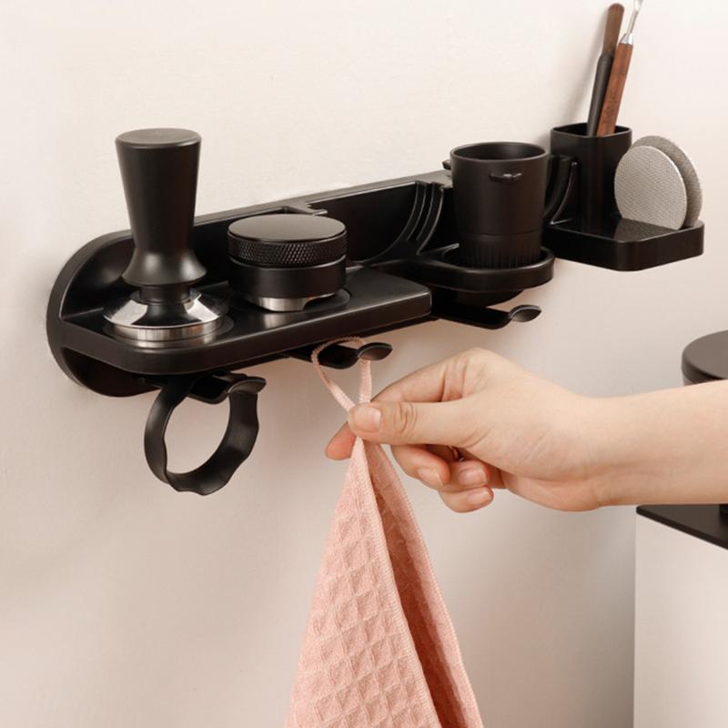 Product Introduction of Wall-mounted coffee filter holder, waterproof ABS holder, Espresso machine, handle group, wall mounted, Rack51/54/58MM 39