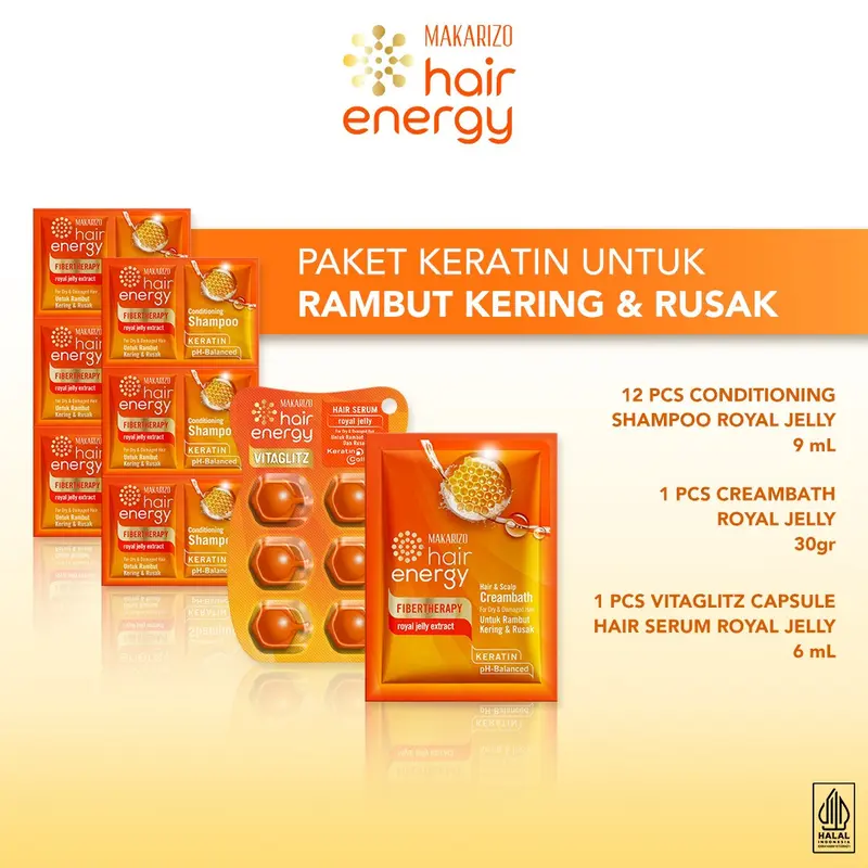 Royal Jelly Extract Travel Bundle by Makarizo Hair Energy 0