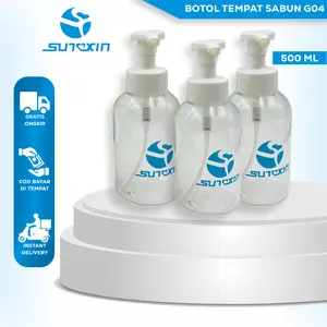 SUNXIN Botol Tempat Sabun Busa G04 Foam Cair Pump Foaming 500ML PET Bening