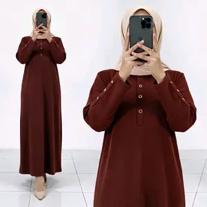 Dress inara lebaran 2026 gamis busui knit japan premium COD