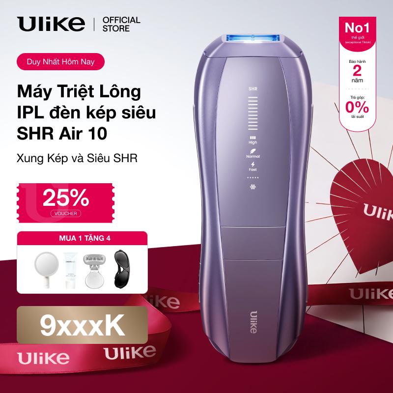 Máy triệt lông Ulike Air 10 công nghệ làm mát Ice Cooling IPL Sapphire Tím -…