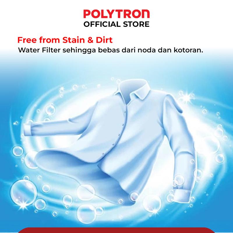 POLYTRON Mesin Cuci 2 Tabung Primadona Giant 7 Kg PWM 7072N 2