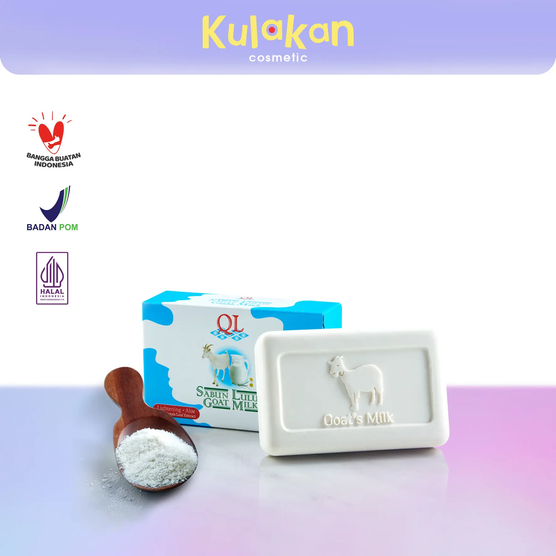 QL Cosmetic - Sabun Lulur Goat Milk