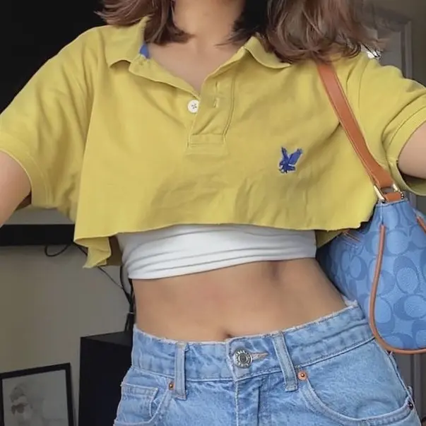 CROP TOP - KAOS KERAH WANITA MURAH MERIAH 4