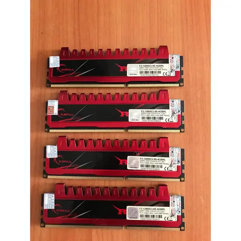 RAM PC Gskill 4GB DDR3 - Buss 1600Mhz