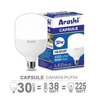 Gambar Arashi Lampu LED Capsule 30 watt CDL - Cahaya Putih dari Homeklik Living Kota Bekasi 2 Tokopedia