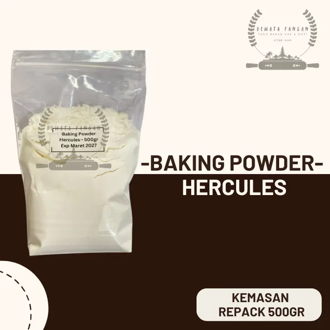[A1] Baking Powder Hercules Double Acting Kemasan Repack 500gr