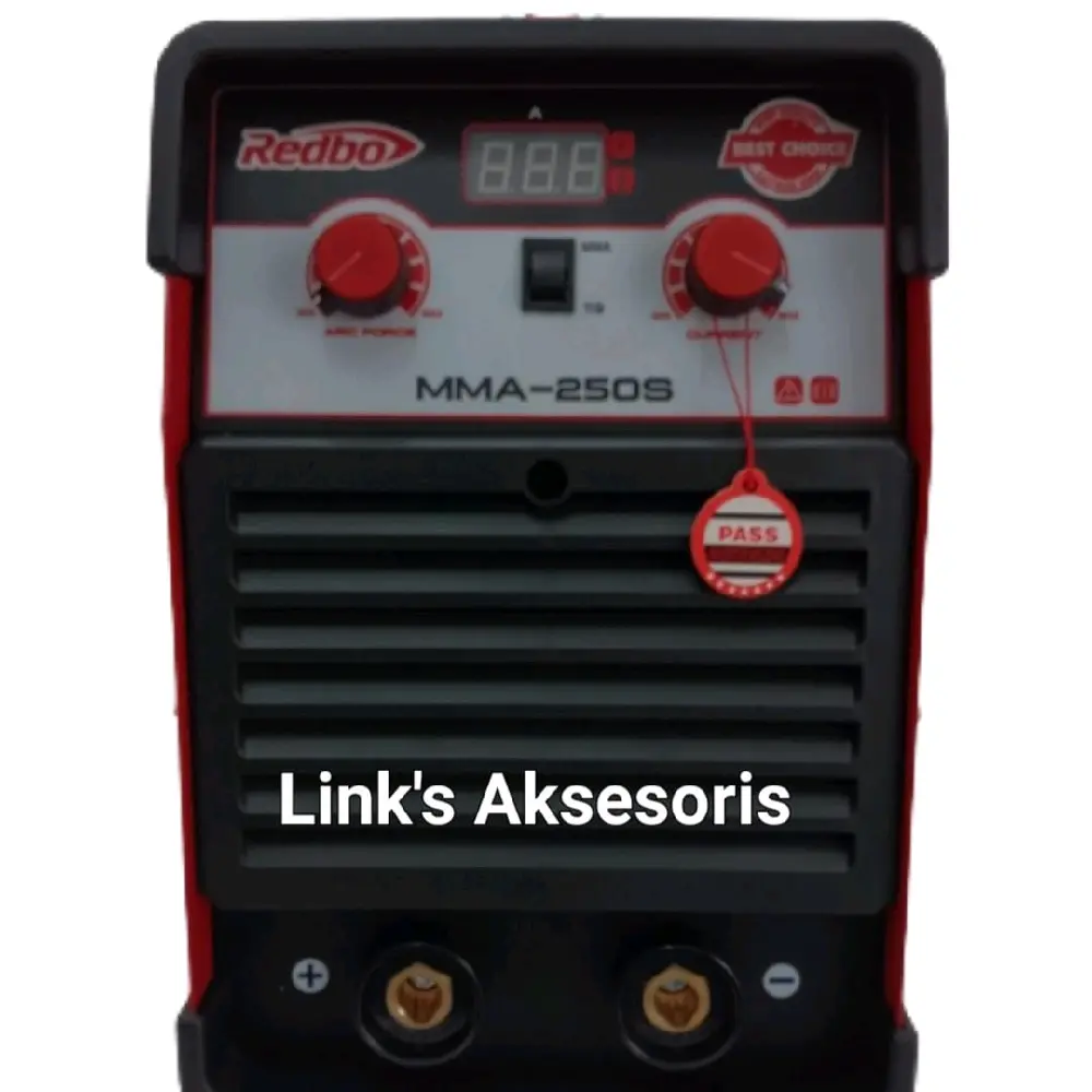 Mesin Las Listrik 250A REDBO MMA 250 S 250S Trafo Inverter 250 A 1 Phase