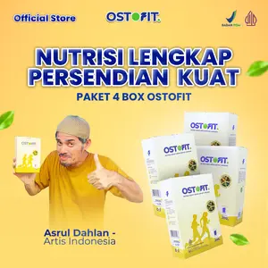 Susu OSTOFIT Susu Herbal 200gr - 4 BOX - BPOM & Halal - Minuman Susu Bubuk  Manis |  Dairy Milk [Bisa COD]