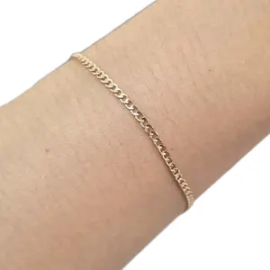 gelang rante cemet pj17,2cm emas kadar 8 karat-tokoemasmelatikediri