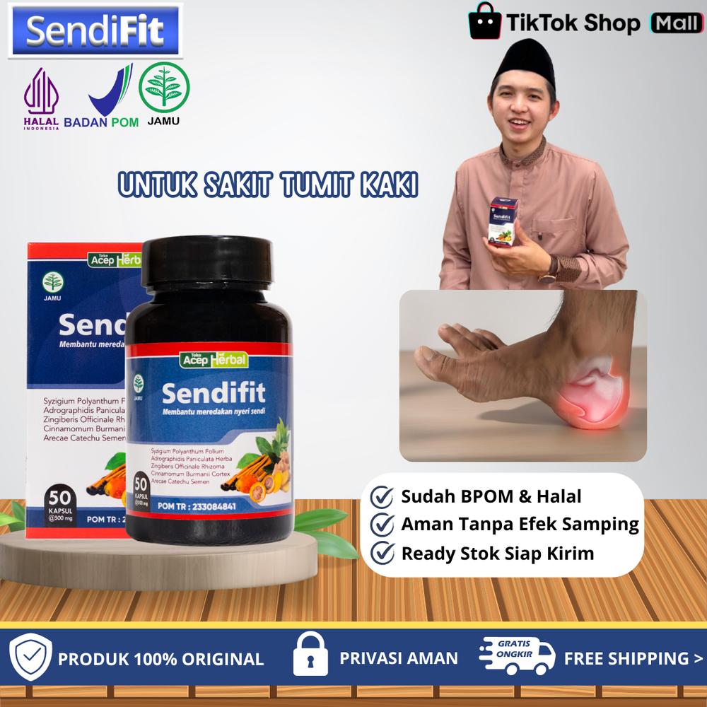 SendiFit Kapsul - Untuk Plantar Fasciitis / Sakit Tumit & Telapak Kaki, Pegal Kesemutan