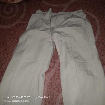 Product Review of outfit celana oro pants jeans denim Highwaist Loose Anti Kusut Panjang Casual Wanita from M**k H**💞 0