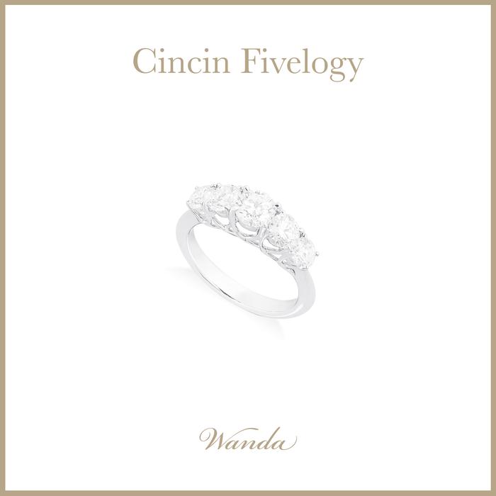 Gambar Cincin Berlian Wanda - Fivelogy - Ring dari Wanda House Of Jewels Kota Administrasi Jakarta Pusat Tokopedia