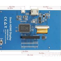 Jual Lcd Hdmi Tft Touchscreen 5 Inch Raspberry Pi 3 Model B 3B+ 800X480 ...