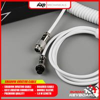 Gambar Shadow - Shadow Connect Aviator Cable - Premium Double Sleeve Braided Coiled Cable - GX12 - BLACK dari Rumah-Keyboard Kota Administrasi Jakarta Barat 3 Tokopedia