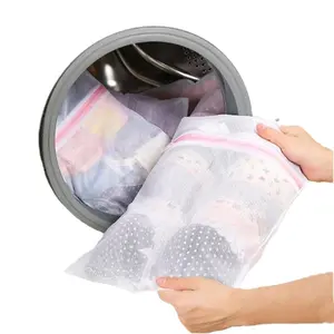 Laundry Bag Pakaian Ukuran 30x40 dengan Zipper Ritsleting