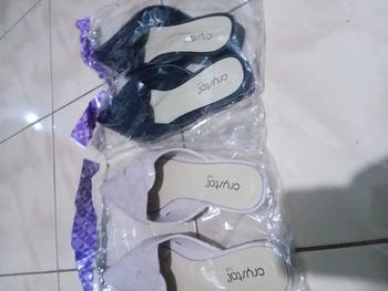 Product Review of Sandal Selop Hak Jelly Wanita Import Motif Seling Anyam | CL221-1HTM Black Sendal Black Sendal from b**u 1