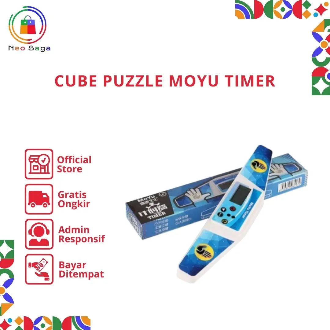 Cube Puzzle Moyu timer / Stop watch Cube Puzzle timer moyu display Cube (NEOSAGA)