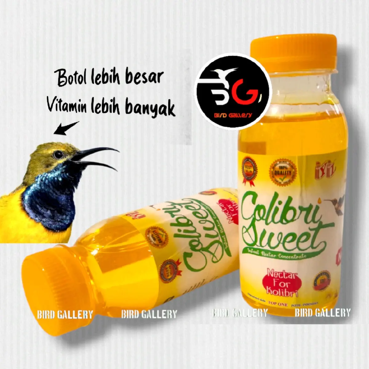COLIBRI SWEET BOTOL 125 VITAMIN BURUNG PLECI MAKANAAN BURUNG
