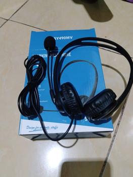 Product Review of Bonkyo Headphone stereo dengan mikrofon dan single jack 3.5mm Cocok untuk pembelajaran di kantor Bass Headset Subwoofer Earphone Handsfree Bluetooth from a**a 0