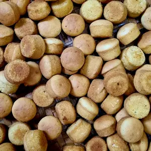 Kue Bolu Jadul Enak Rasa Vanila - 1 Bungkus Isi 10 Pcs Snack Tradisional Vanila