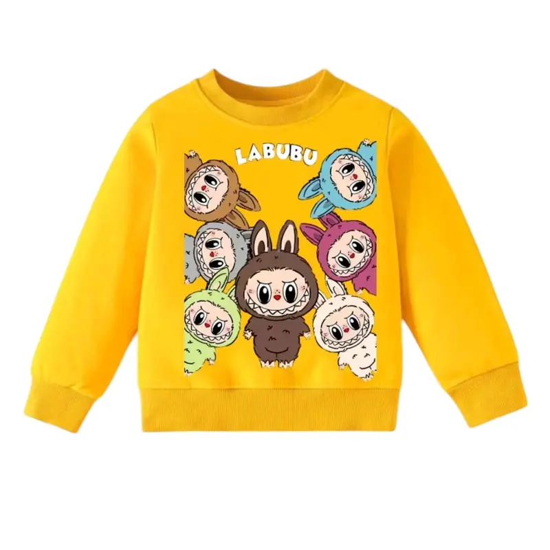 Sweater Hoodie Anak Labubu Terbaru 4-12 Tahun - jaket anak labubu - Kids, Fashion 4