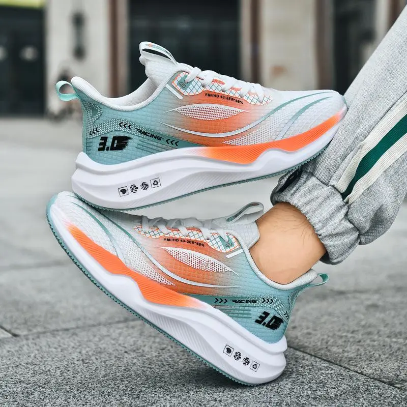 KENXIEX Sepatu Olahraga Pria Sepatu Pria Casual Sneakers Fashion Cowok Kekinian Sport Shoes Kets Canvas Kasual 122888 4