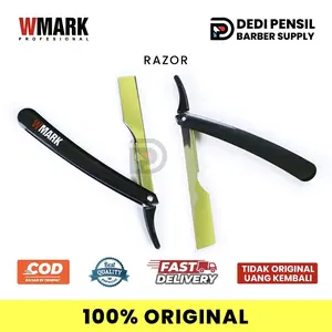 Wmark Premium Razor Pisau Lipat Isi Ulang Silet Kerokan Kumis Jenggot