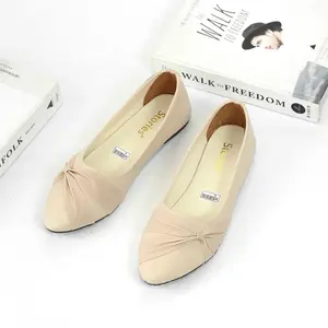 Flatshoes Wanita BL17 Storiesshoes - Model Kerja Terbaru - Hitam, Cewek Karet