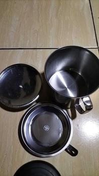 Product Review of R&P [READY STOK] Oil Pot Saringan Tempat Minyak Goreng Stainless Steel / Saringan Minyak/ Wadah Saringan Minyak Stainless Steel Oil Pot 1,3Liter from W**u w**u 3