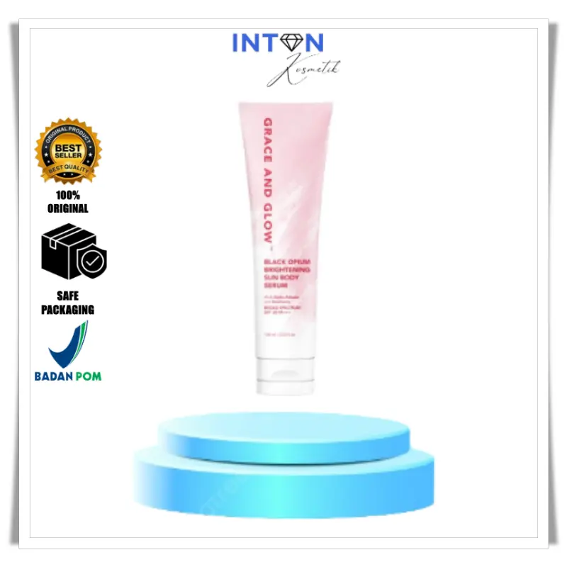 GRACE AND GLOW BLACK OPIUM BRIGHTENING SUN LOTION BODY SERUM 100 ml | Sunscreen SPF 30 PA+++ Sunblock Badan
