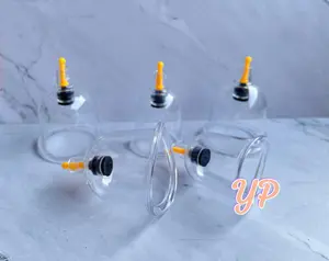 Kop Angin 5 Pcs/ Alat Bekam Lengkung Hijamah Tanpa Pompa