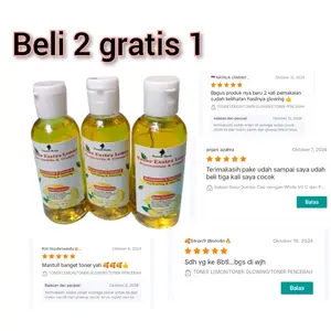 (BELI 2 GRATIS 1) TONER GLOWING LEMON PENCERAH WAJAH essence aging mencerahkan perawatan pelembab Berjerawat Kusam