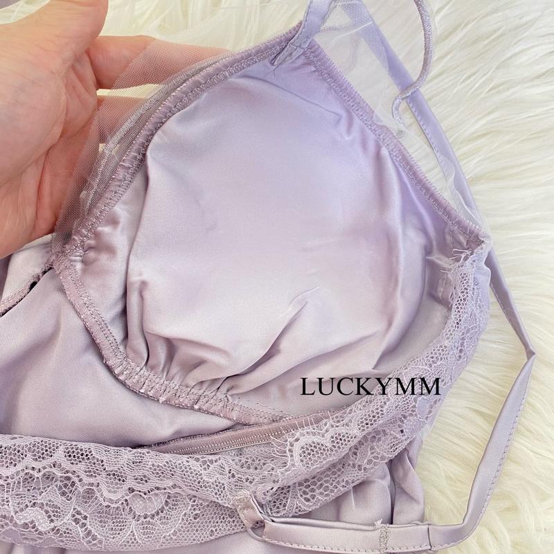 Product Introduction of Luckymm Sleepwear Dress Satin Kupu-kupu Baju Tidur Gaun Malam Wanita 458 6