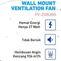 Gambar PANASONIC EXHAUST FAN FV-25RUN5 10 inch dari Atakrib Elektronik Yogyakarta Kab. Sleman 3 Tokopedia