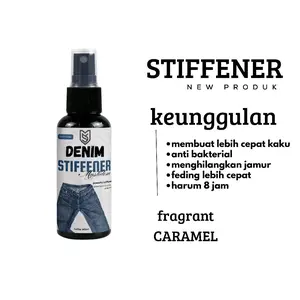 MYSTIDEM Pengkaku Spray Denim Khusus Stiffener Anti Bakterial Menghilangkan Jamur Harum 8 Jam Fragrant Caramel