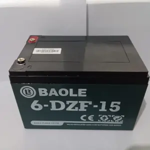 Aki 12v 15ah - 15ah Baterai Sepeda Listrik Motor Listrik Deep Cycle VRLA