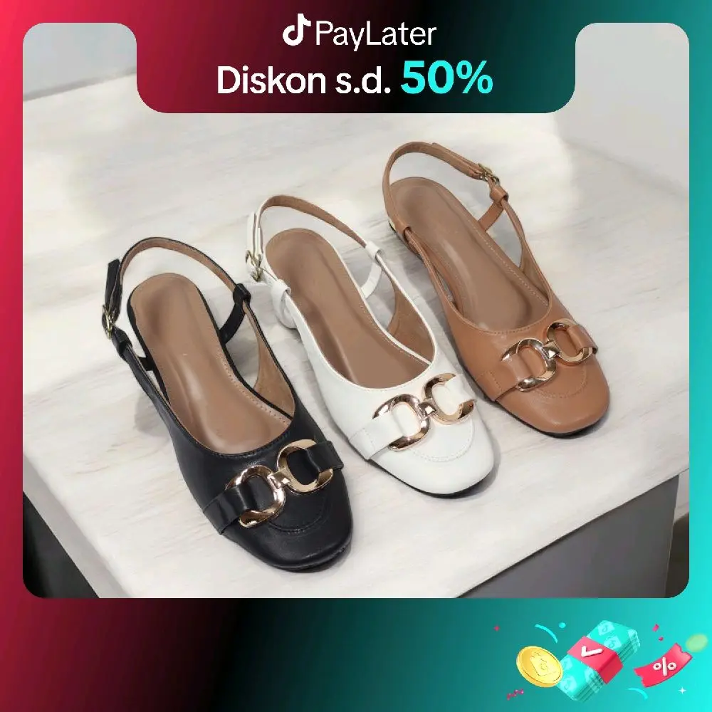 Segajang Collection Vira Sepatu Selop Wanita 3 Cm